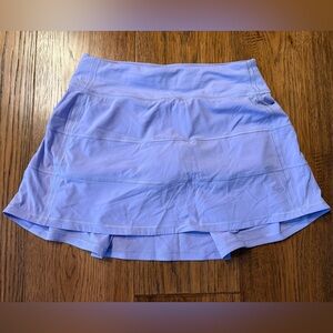 Lululemon Light Purple Pace Rival Mid Rise Skirt Long Size 4